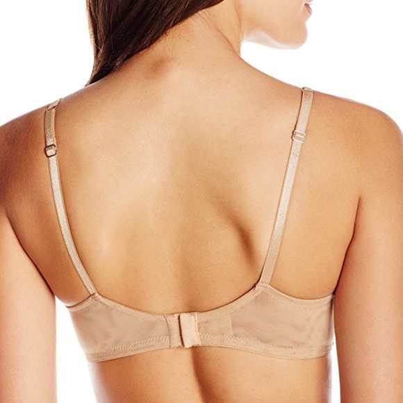 Tan Embellished Padded Bra 36B - Picture 2 of 6